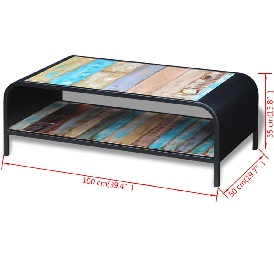 Salontafel Massief Gerecycled Hout