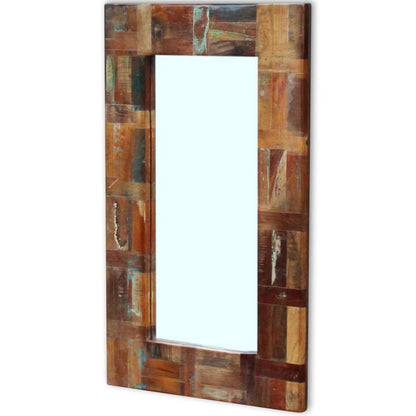 Spiegel 80X50 Cm Massief Gerecycled Hout