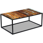 Coffee table 100x60x40 cm solid reclaimed wood