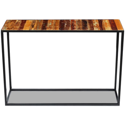 Wandtafel 110X35X76 Cm Massief Gerecycled Hout