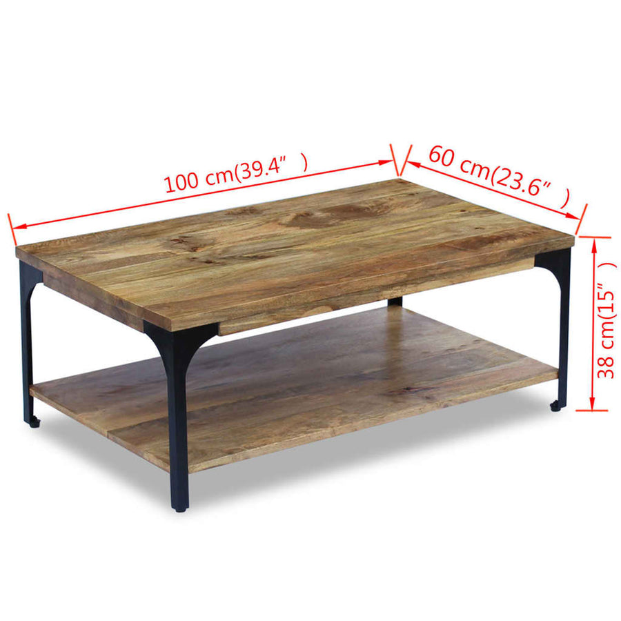 Salontafel 00X60X38 Cm Mangohout massief mangohout