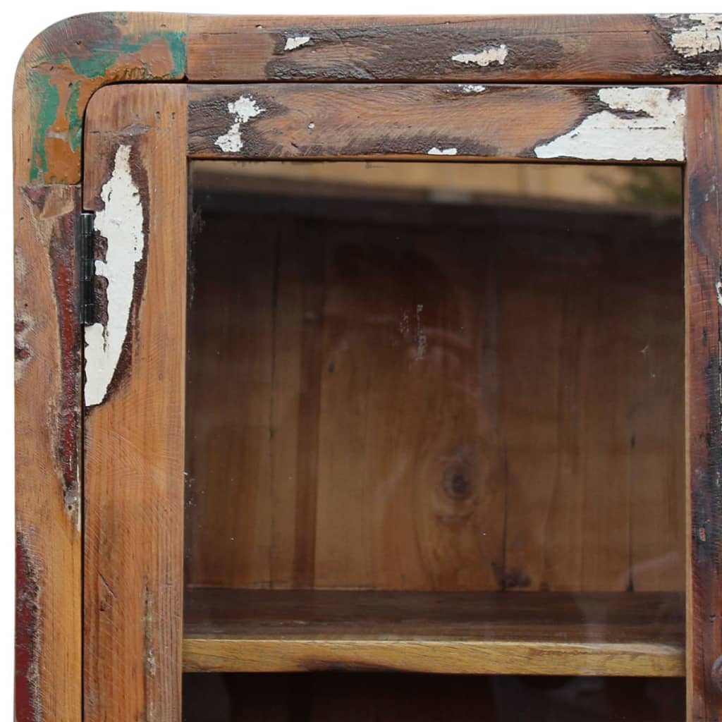 Kast 90X40X190 Cm Massief Gerecycled Hout