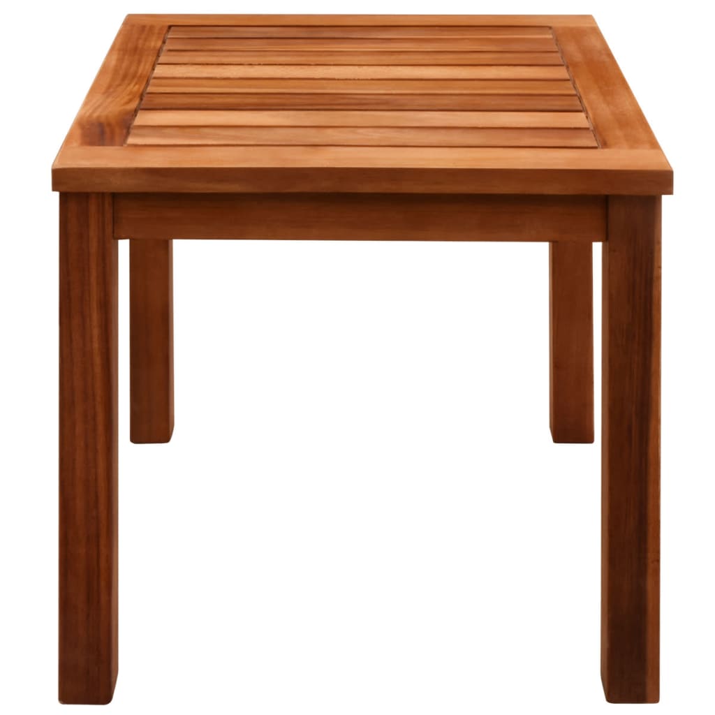 Ligbedden 2 St Met Tafel Massief Acaciahout En Textileen