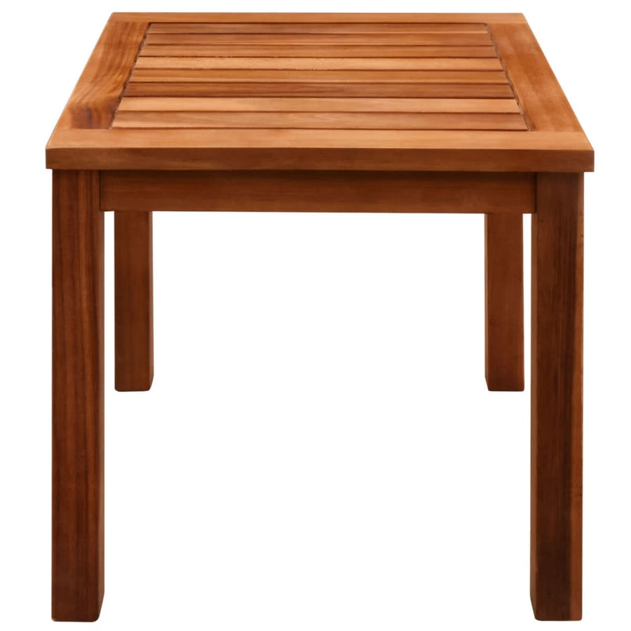 Ligbedden 2 St Met Tafel Massief Acaciahout En Textileen