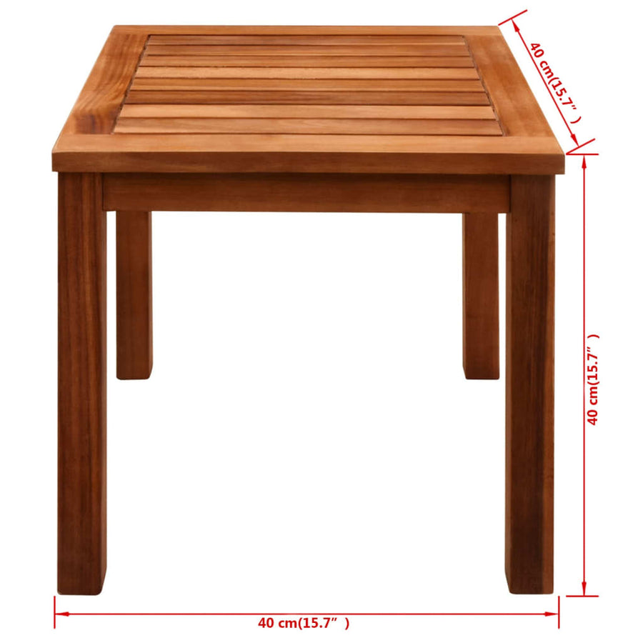 Ligbedden 2 St Met Tafel Massief Acaciahout En Textileen