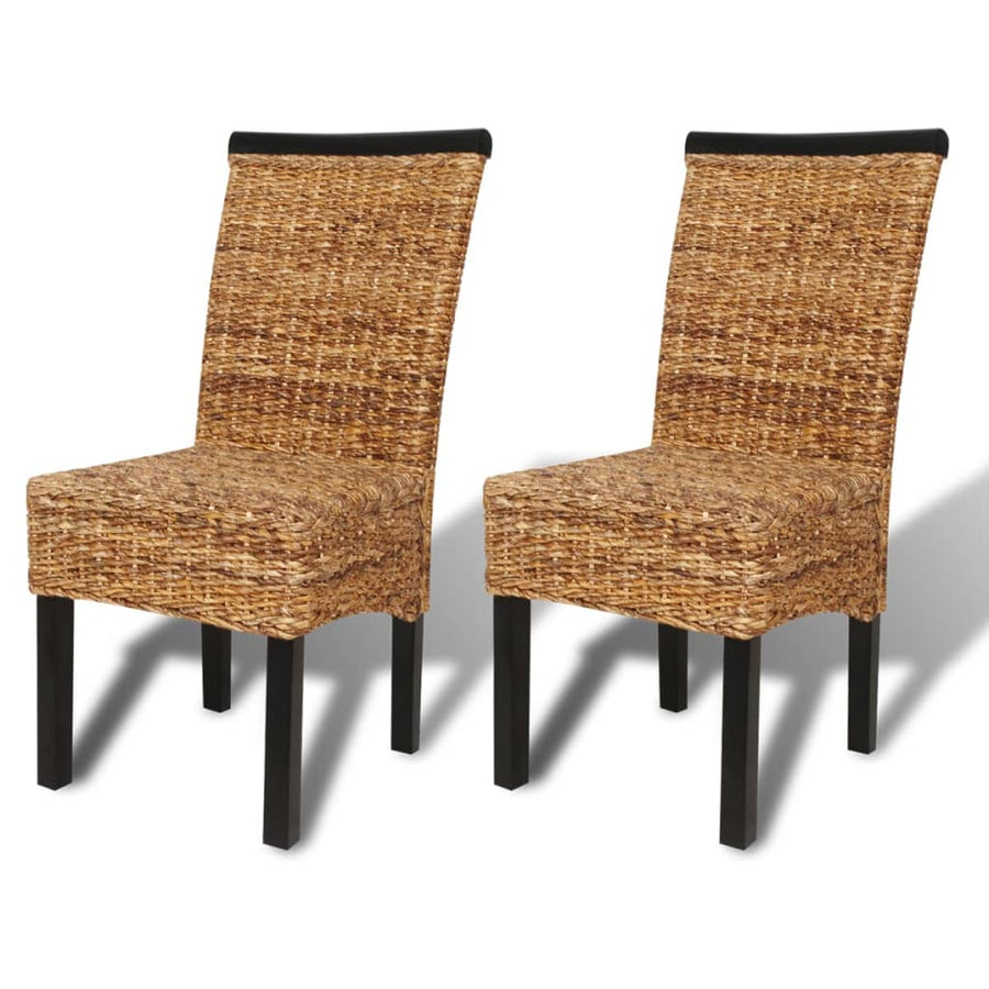 Eetkamerstoelen Abaca En Massief Mangohout 2