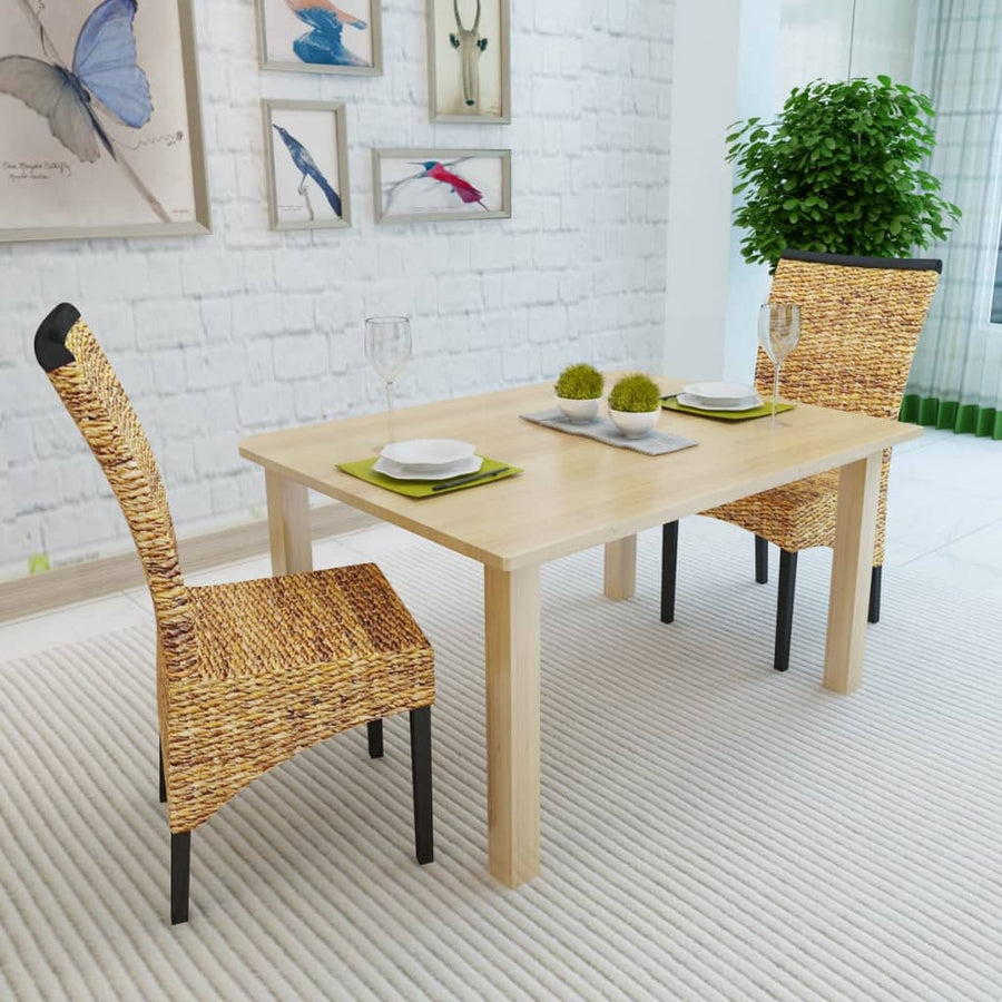 Eetkamerstoelen Abaca En Massief Mangohout 2