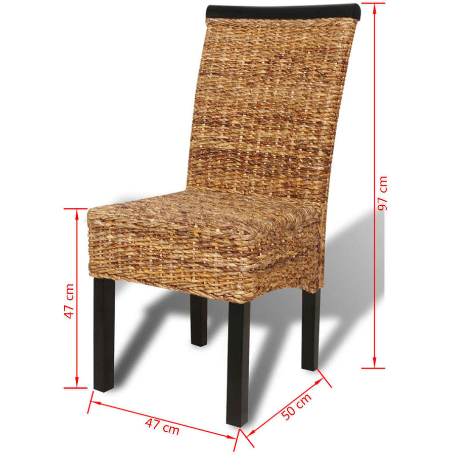 Eetkamerstoelen Abaca En Massief Mangohout 2