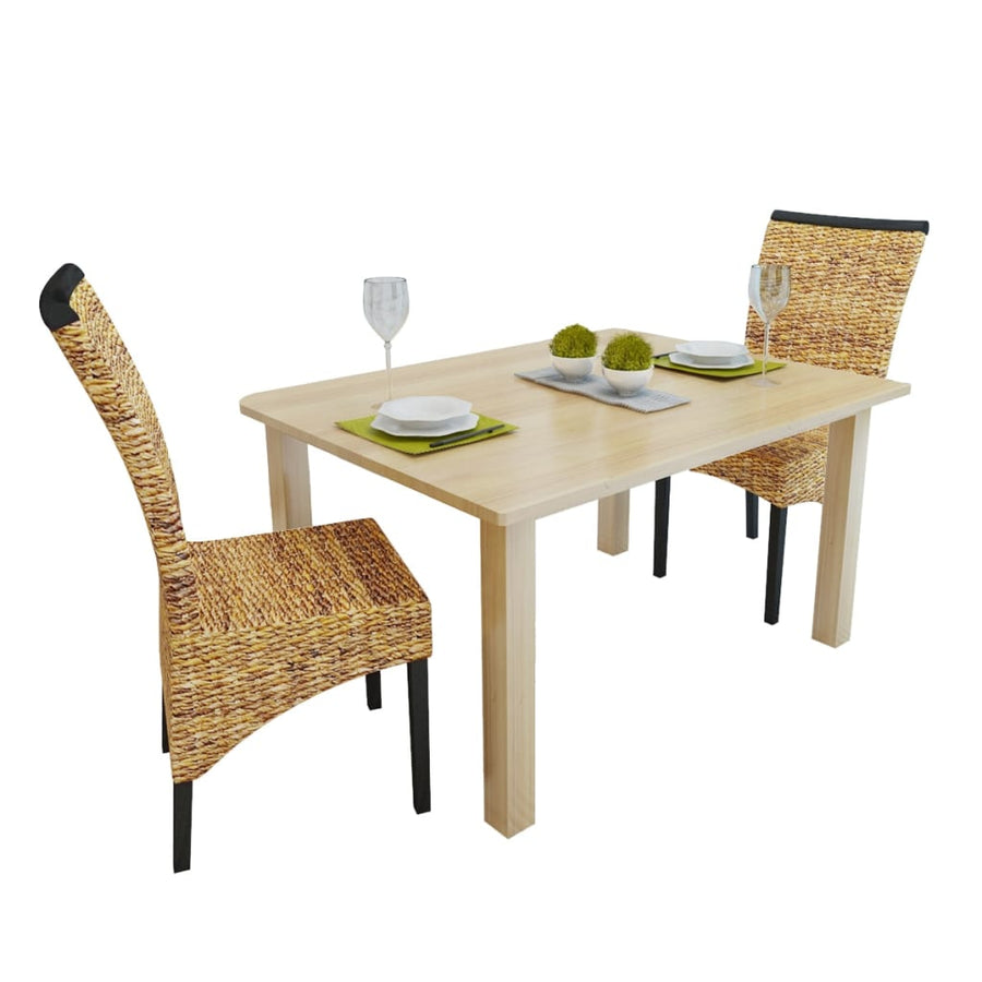 Eetkamerstoelen Abaca En Massief Mangohout 2