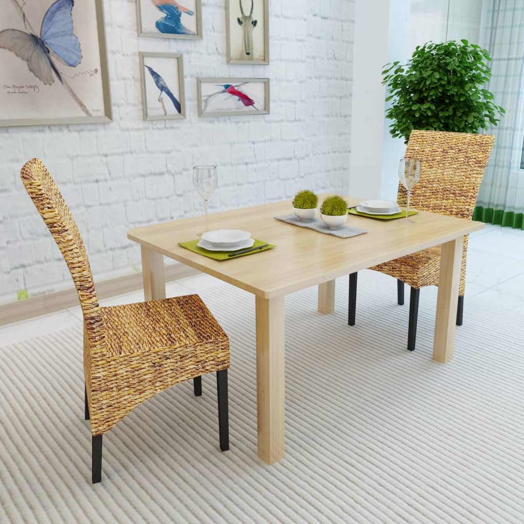 Eetkamerstoelen Abaca En Massief Mangohout 2