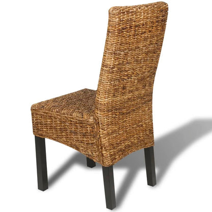 Eetkamerstoelen Abaca En Massief Mangohout 2