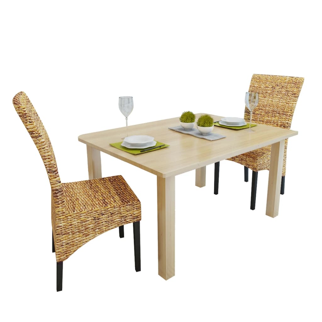 Eetkamerstoelen Abaca En Massief Mangohout 2
