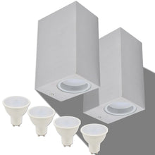 Led-Buitenwandlampen Op-/Neerwaarts Licht naar boven en beneden Vierkant