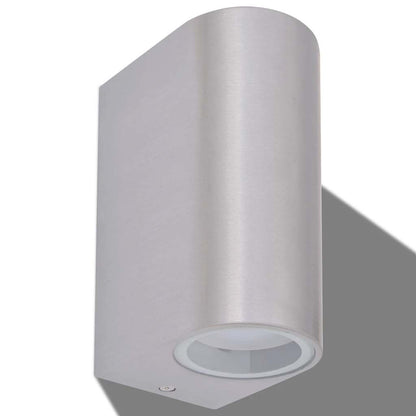 Led-Wandlamp Tuin Op-/Neerwaarts Rond 2 St