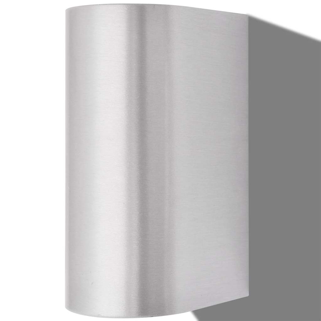 Led-Wandlamp Tuin Op-/Neerwaarts Rond 2 St