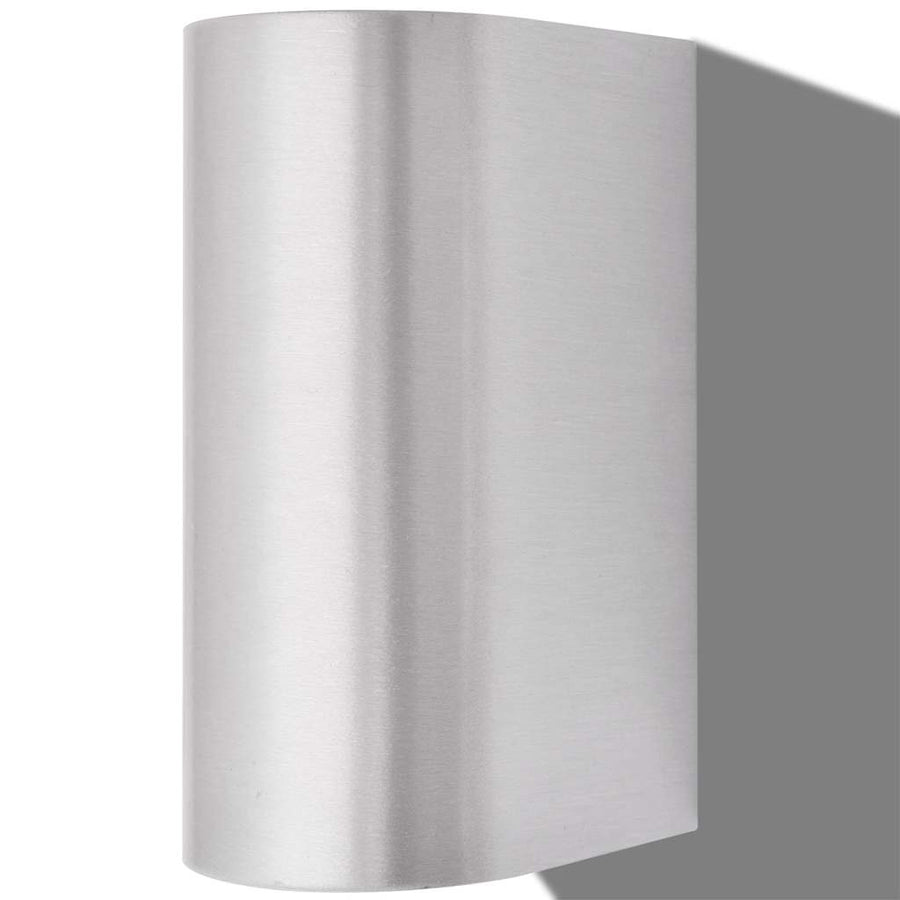 Led-Wandlamp Tuin Op-/Neerwaarts Rond 2 St