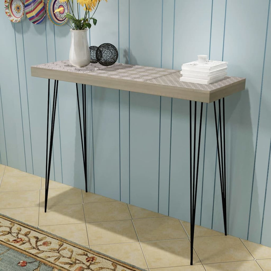 Wandtafel 90X30X71,5 Cm Grijs