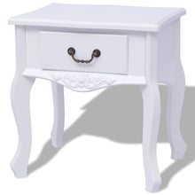 Nachtkastjes Stuks Mdf Wit 2