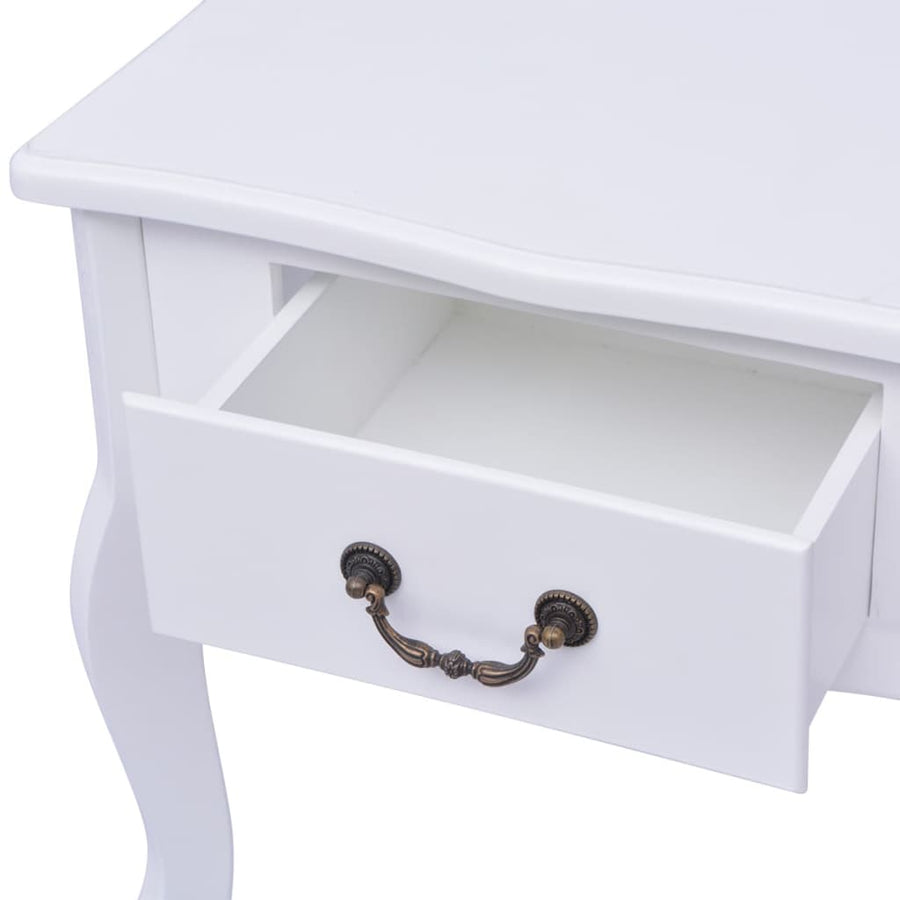 Nachtkastjes Stuks Mdf Wit 2