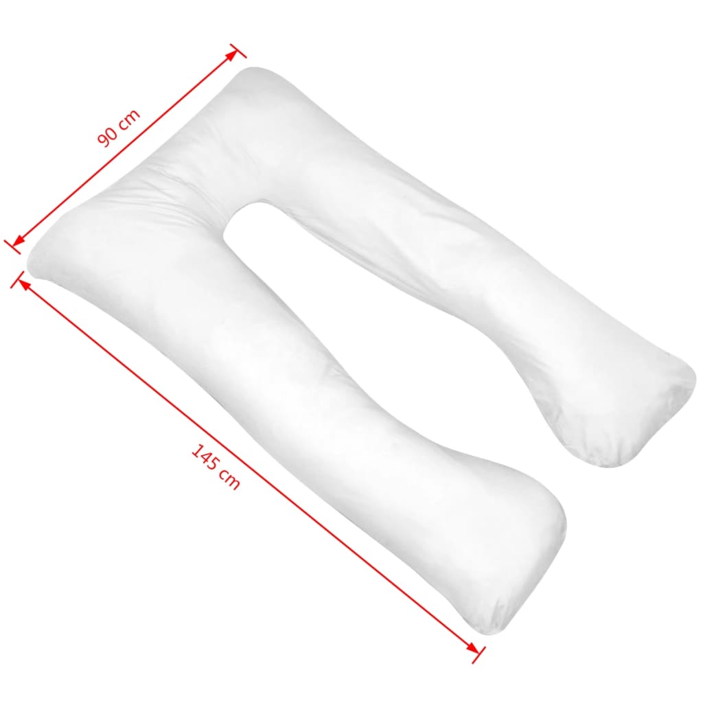 Zwangerschapskussen 90 x 145 cm Wit