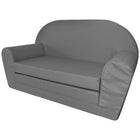 Children's Fold-Out Lounge Chair Light Grey