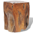 Kruk massief teakhout 30x30x40 cm