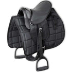 Ponyzadel set 10 inch zwart met zadelpad