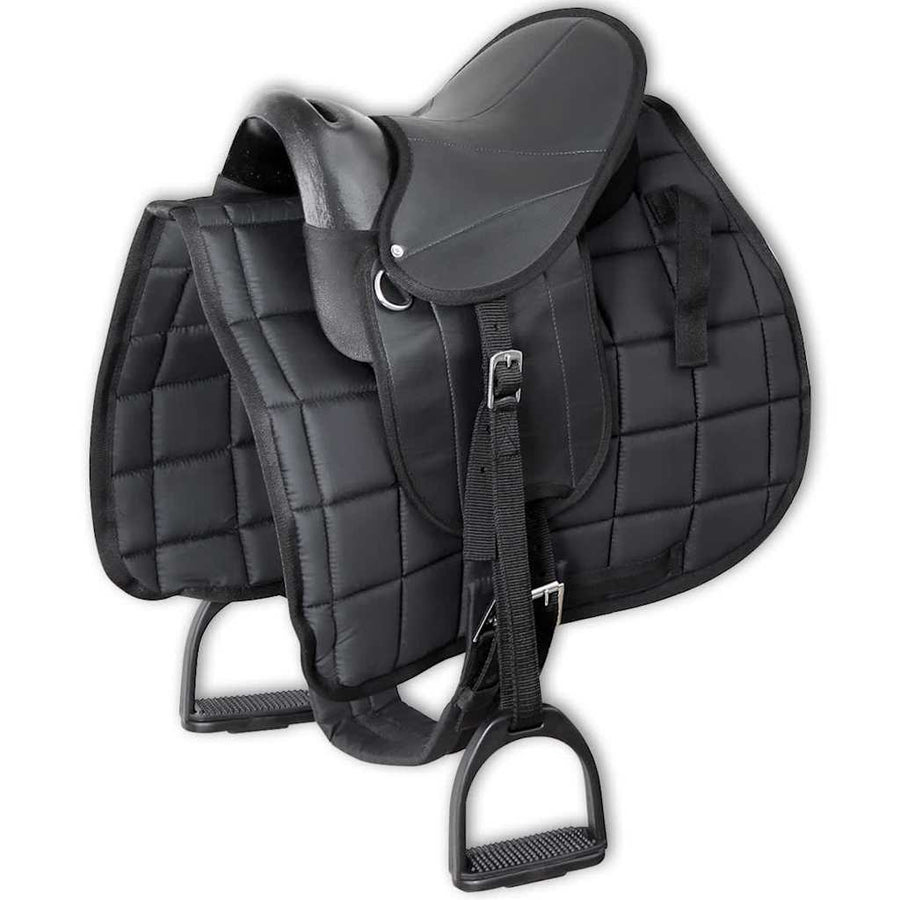 Ponyzadel Set 10" Zwart