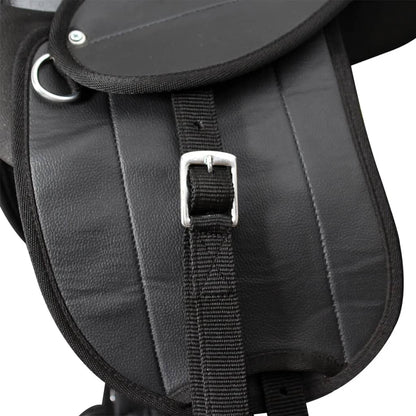 Ponyzadel Set 10" Zwart