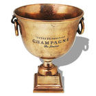 Champagnekoeler koperbruin 30x37 cm