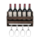 Ceruzo Wooden Wine Rack - Wall Mounted