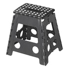 Opvouwbaar krukje 29x21.5x39.5 cm zwart