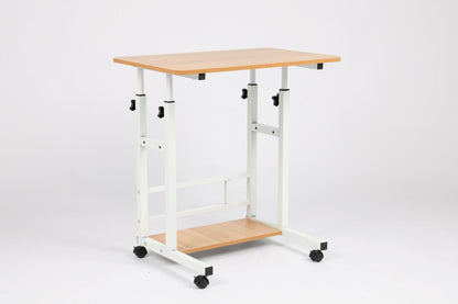 Ceruzo Laptoptafel - Verrijdbare Bedtafel - Verstelbaar In Hoogte 85Cm - Tafelblad 80X40Cm