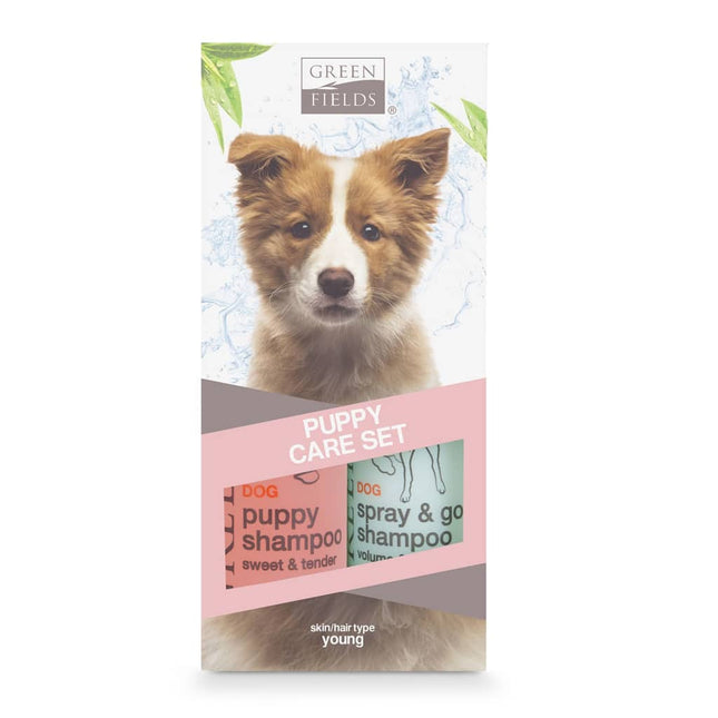 Greenfields Puppyverzorgingsset Shampoo En Spray 2 X 250 Ml