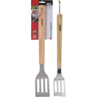 BBQ spatel rvs houten handvat 46 cm