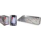 Grillschalen aluminium set 4 stuks 34x23x2.5 cm
