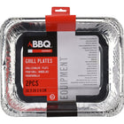 Grillbak aluminium 32x26x6 cm 2 stuks