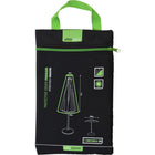 Parasolhoes 175x28/50 cm zwart polyester