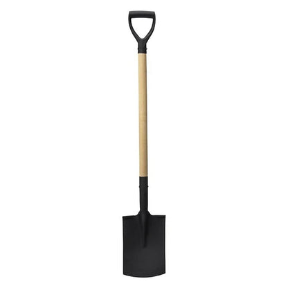 Pro Garden Schep Met Houten Steel 115 Cm Zwart/Hout