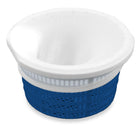 Skimmerzakjes 13x20 cm blauw wit (12 stuks)