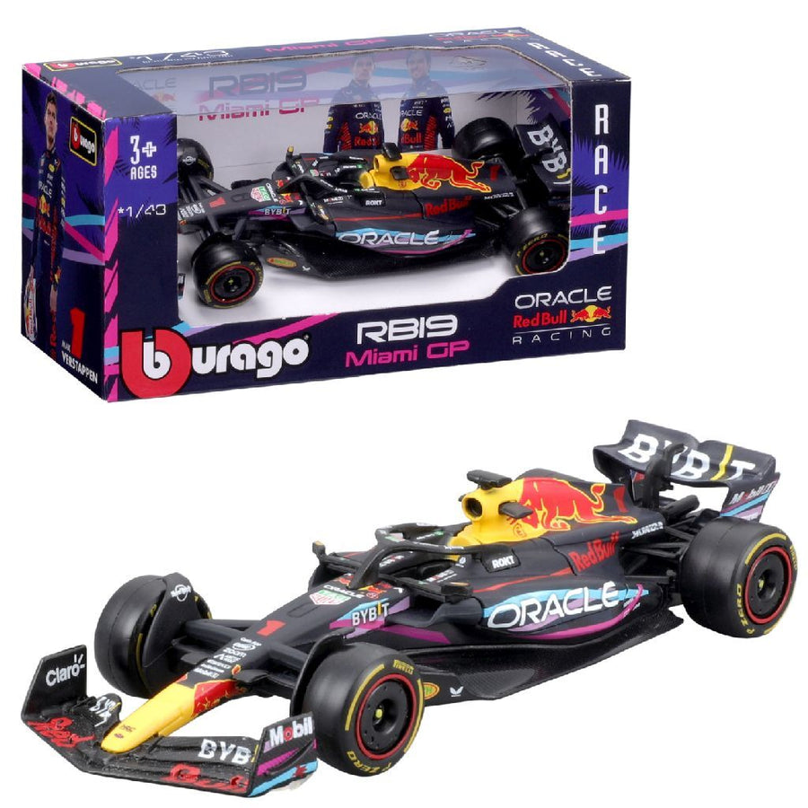 Bburago Red Bull Rb19 Miami Gp 1:43