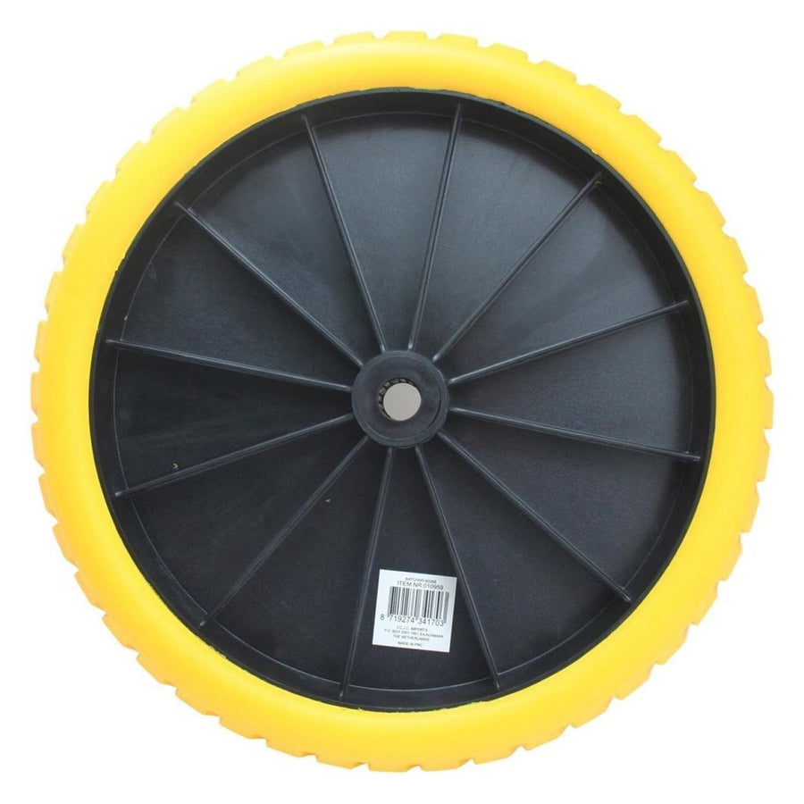 Benson Kruiwagenwiel 38 Cm Geel/Zwart