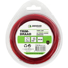 Benson trimdraad 2 mm 15 m nylon rood