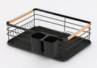 Ceruzo Dish Drying Rack With Drip Tray and Cutlery Holder
