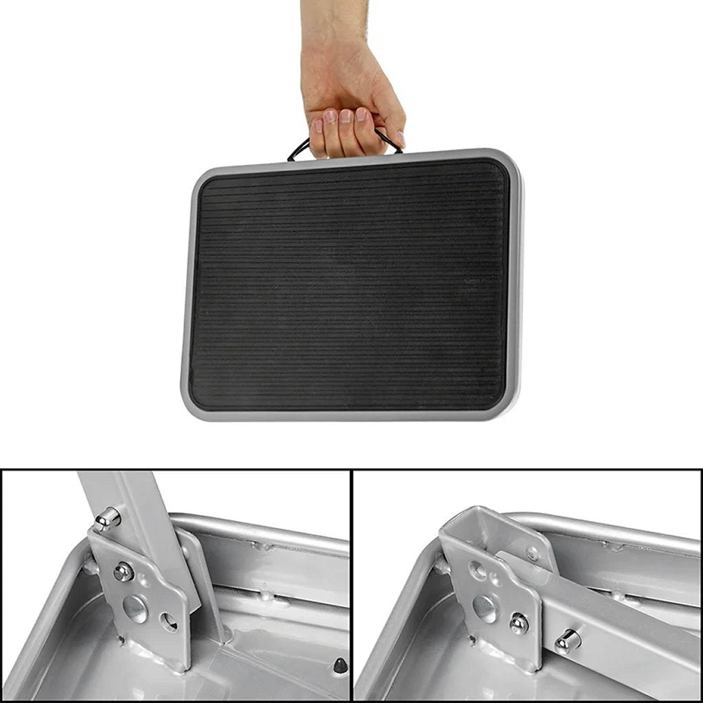 Proplus Opstapje Inklapbaar 38X26X17.5 Cm Voor Caravan/Camper Grijs/Zwart
