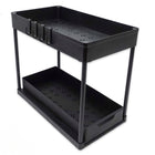 Keukenkast organizer schuiflade zwart 39x21.5x35 cm