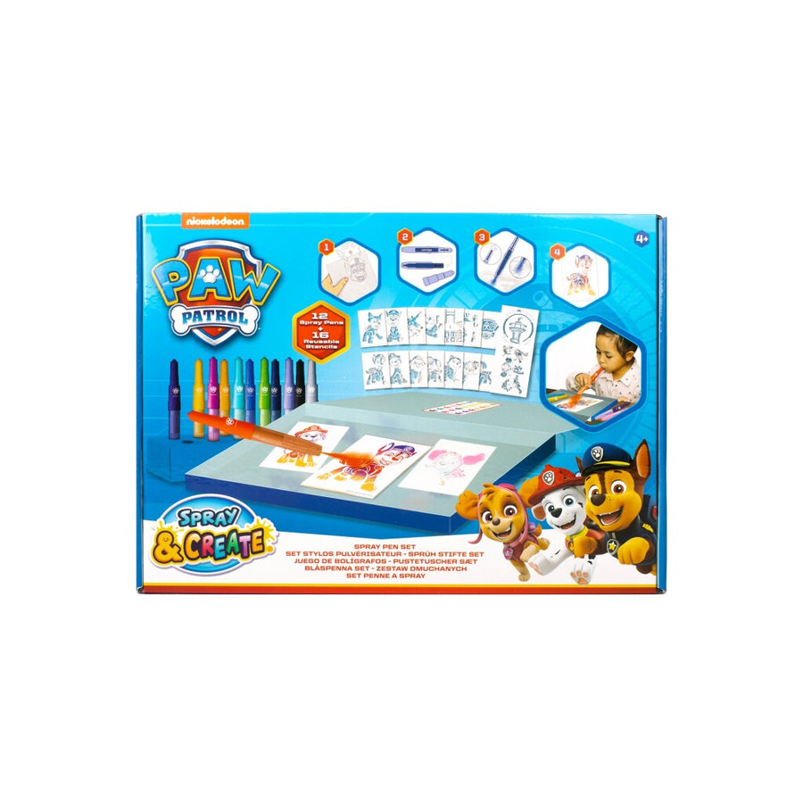 Paw Patrol Spray And Create Spray Pen Set Deluxe