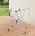 Droogrek 25m drooglengte 133x58x109 cm zilver
