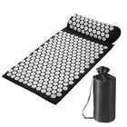 Acupressuur mat met kussen 40x65 cm zwart wit