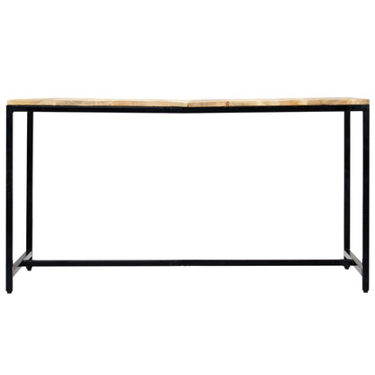 Eettafel Massief Ruw Mangohout 140 x 70 x 75 cm